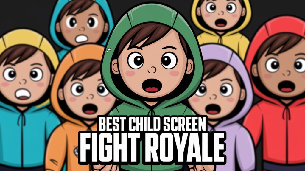 Best child screen fight royale