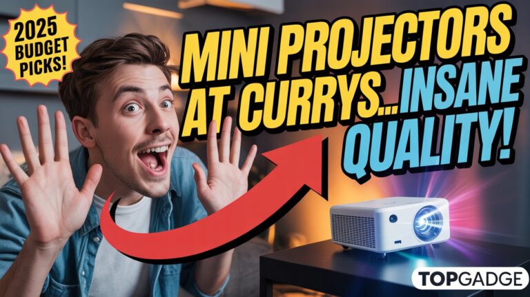 Mini Projectors at Currys with Insane Quality – Excited Man Reacting to Budget Picks 2025