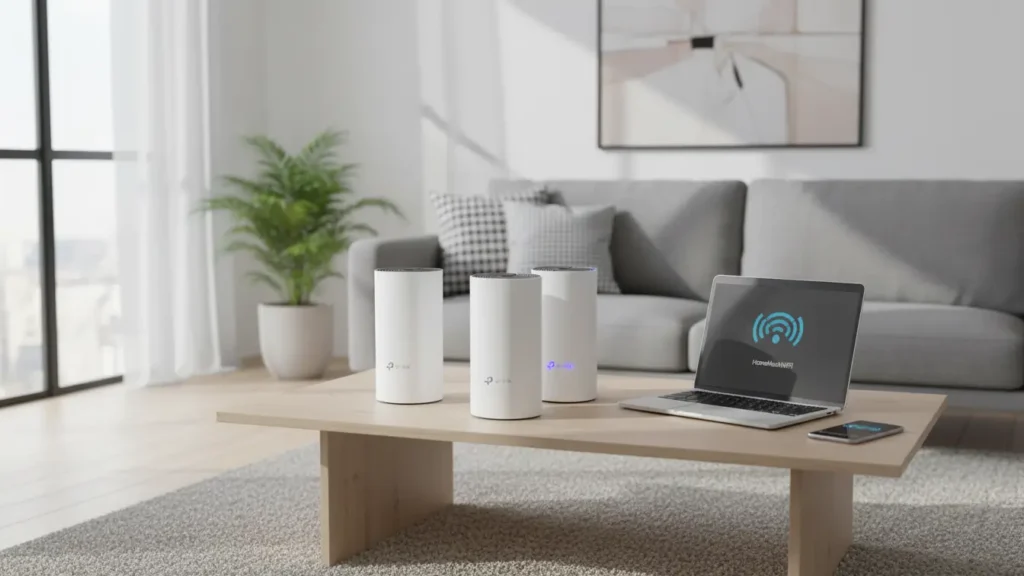 TP-Link Deco M4 Whole Home Mesh WiFi System improving Sky Broadband in Birmingham