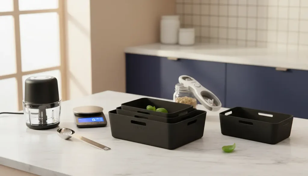 Reusable silicone air fryer liners from Kitchen Gadgets UK placed inside a modern air fryer basket