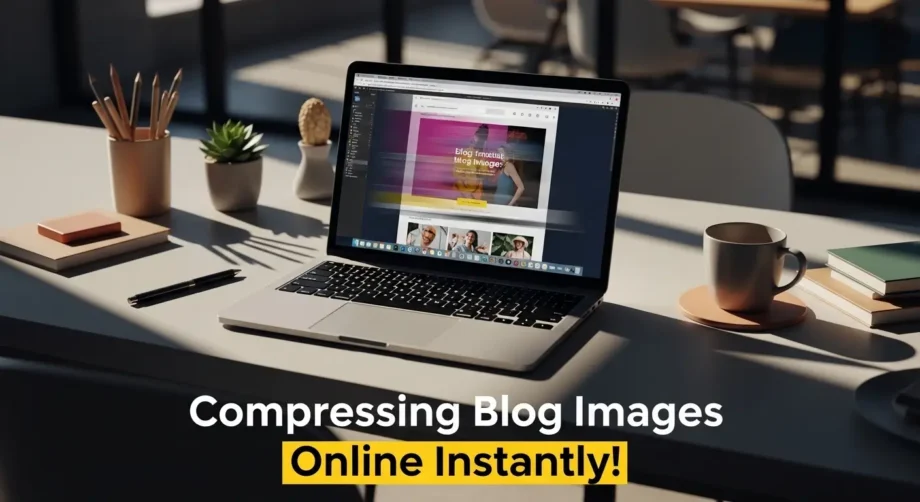 Compressing blog images online instantly to speed up your website and improve Google rankings