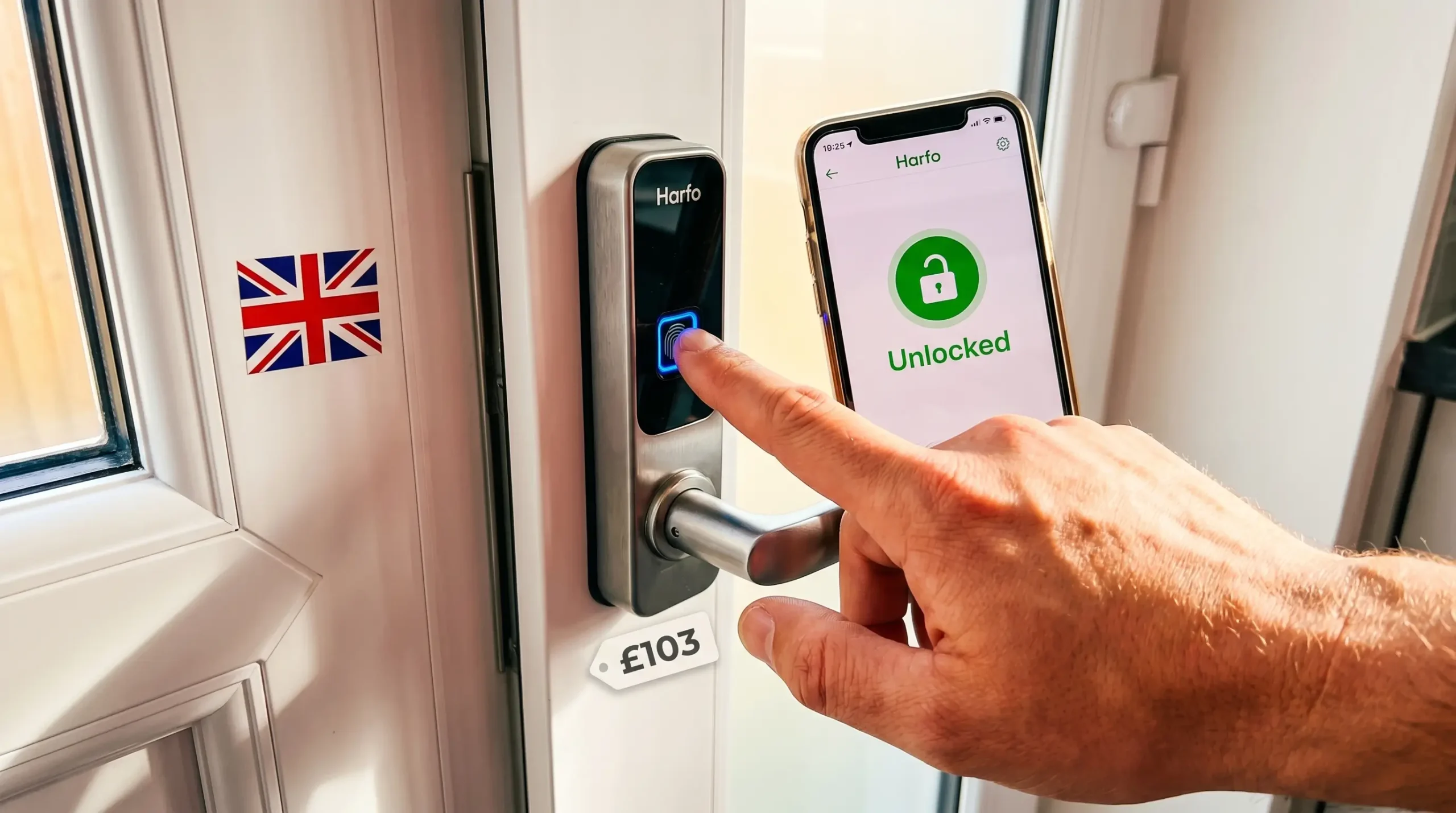 Harfo Smart Lock Review UK — Budget Fingerprint Lock Under £110 (2026)